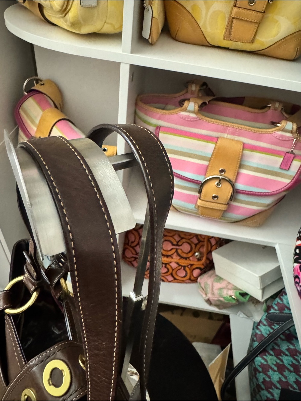 Coach Lily Legacy Turnlock Shoulder Bag - Picture 2 of 10